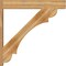 Ekena Millwork Olympic Block Rough Sawn Outlooker, Western Red Cedar, 8"W x 48"D x 48"H OUT08X48X48OLY05RWR - alternate 3